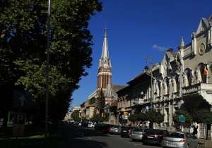 Biserica Roşie - perspectivă urbană